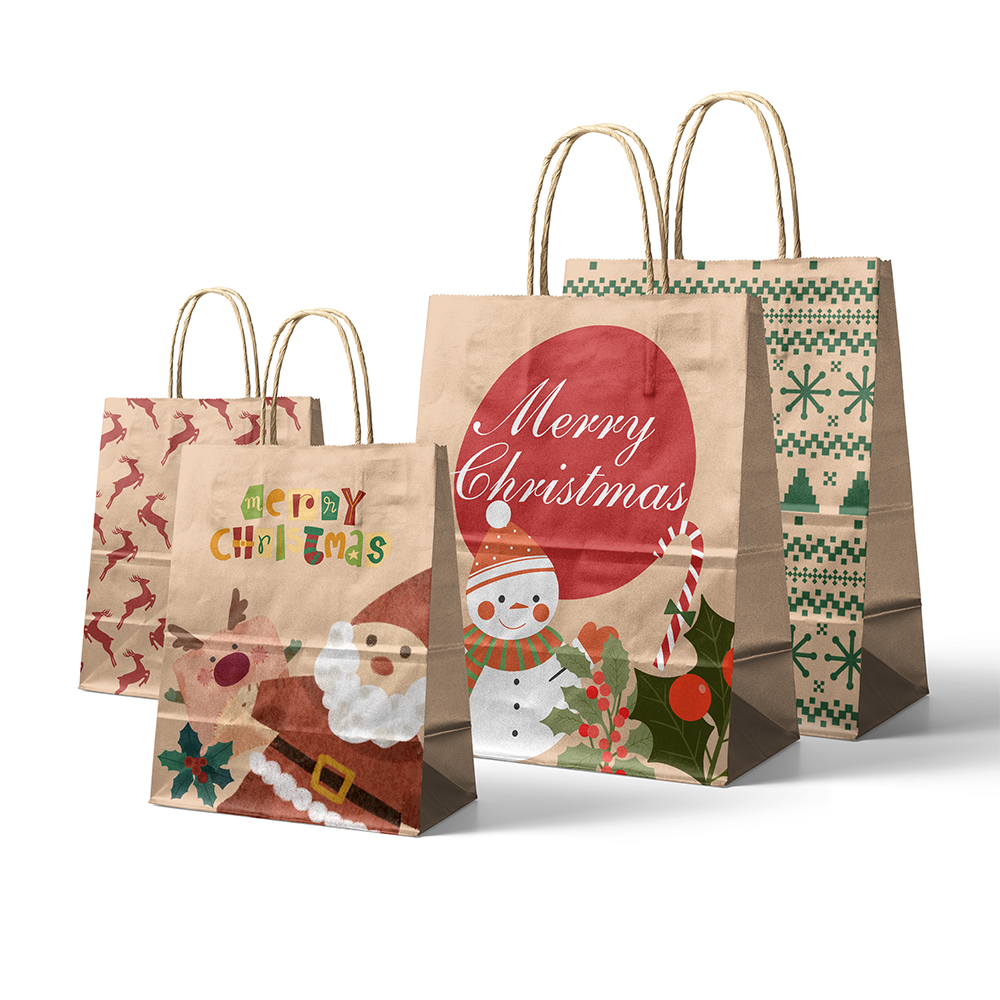 Custom Kraft Paper Bags Custom Kraft Paper Bags