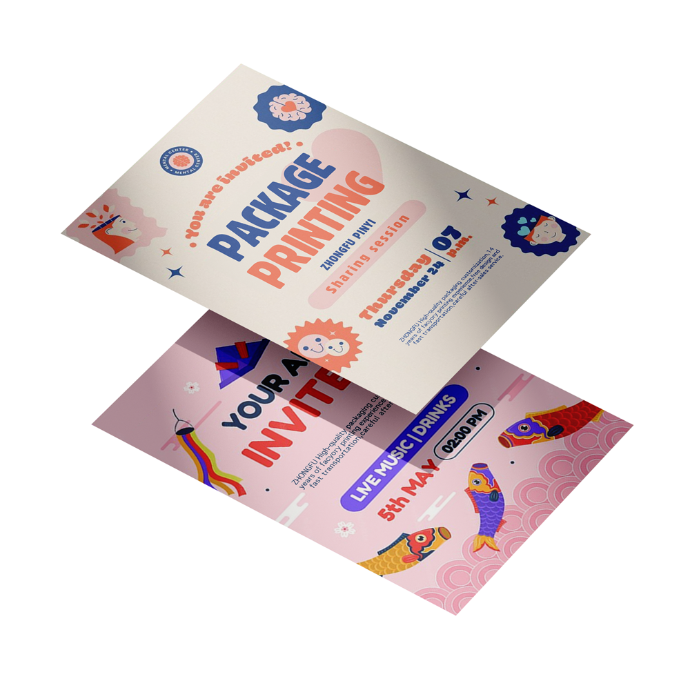  Custom Printed Invitations