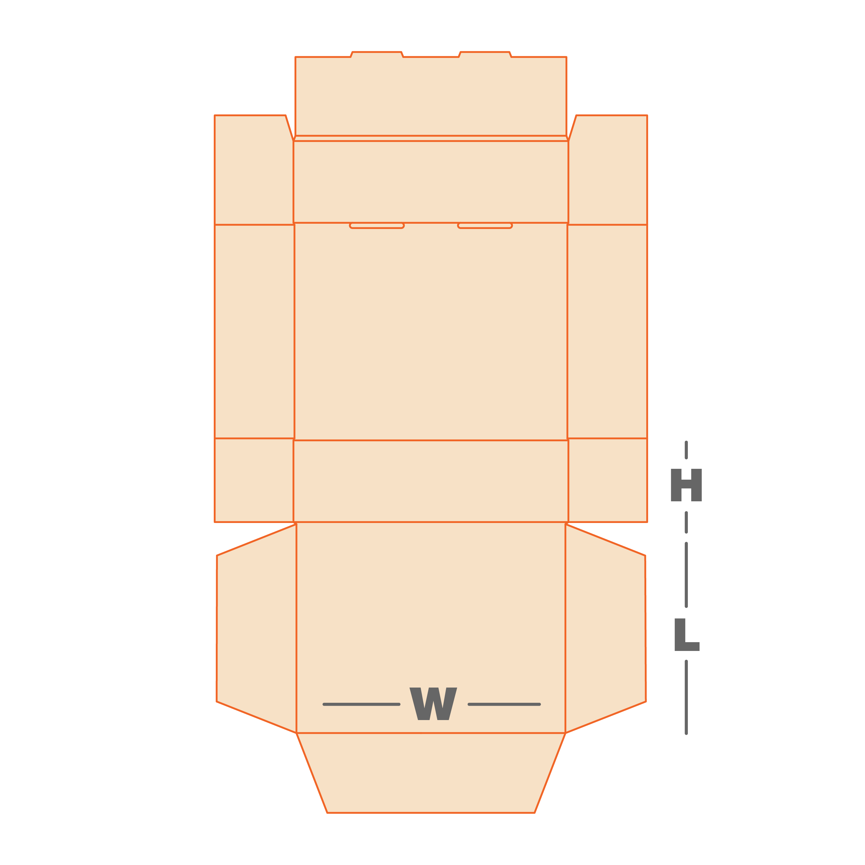 4-Corner Tray with Lid