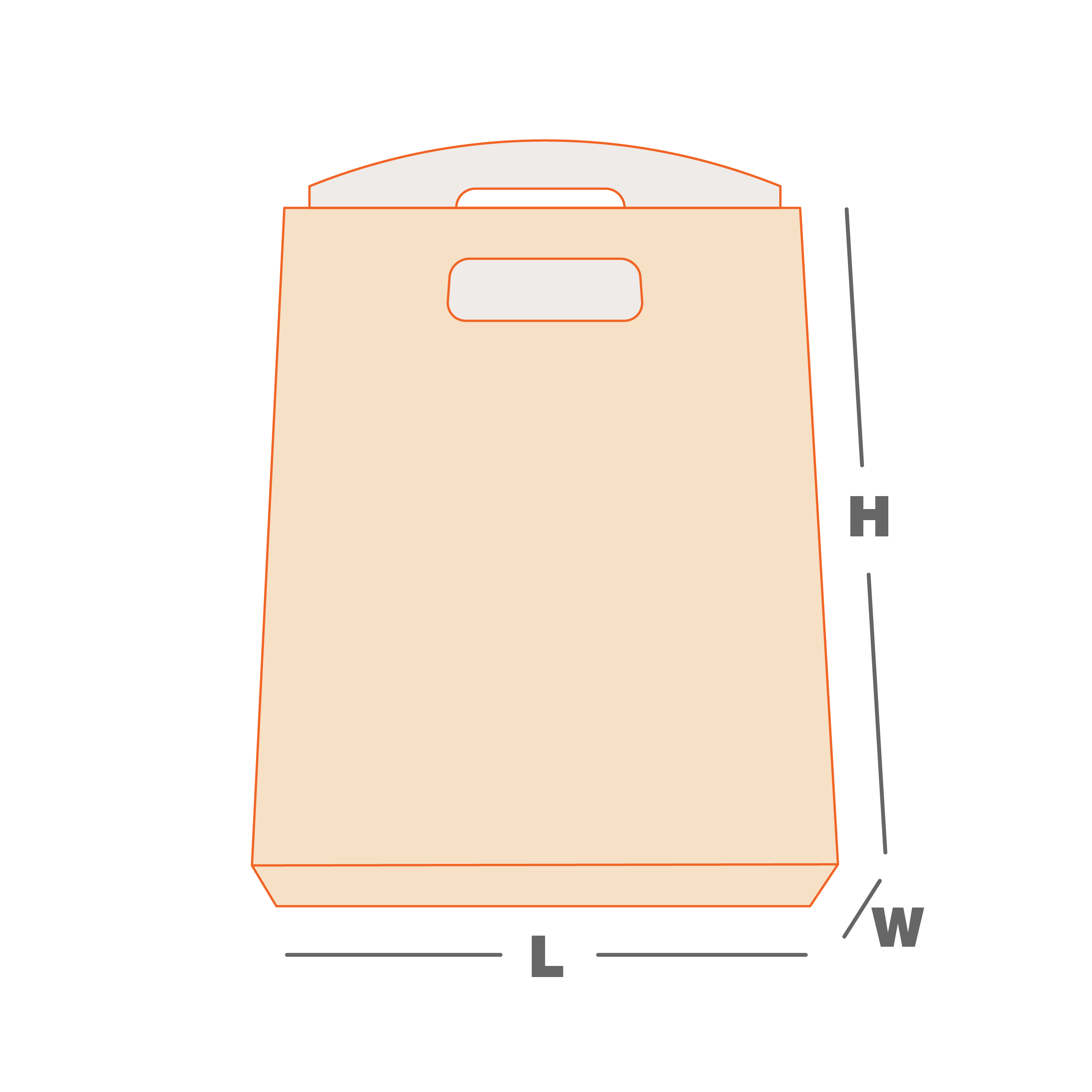 Bag Shaped Box with Handle